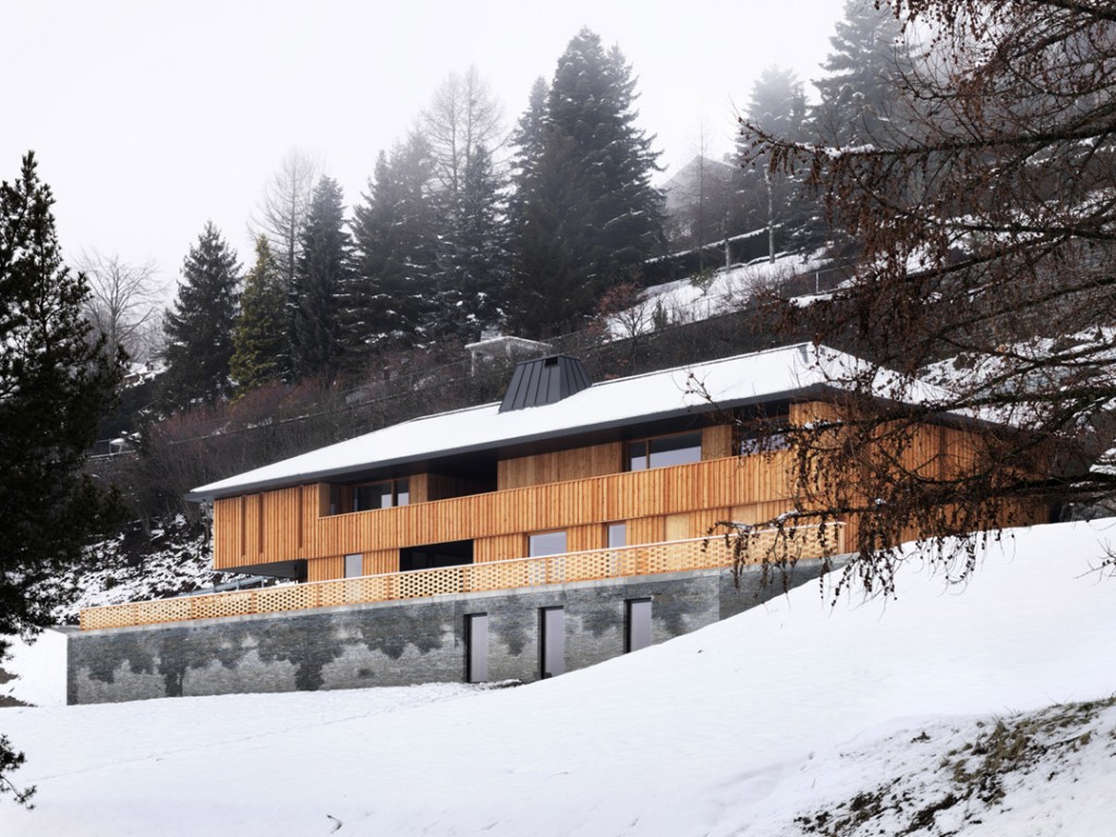 Contemporary Alpine House  Ralph Germann architectes